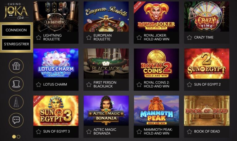 Peut-on jouer gratuitement au casino Joka ?